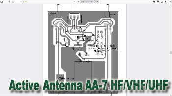 Active Antenna HF/VHF/UHF-3-3000MHz
