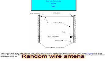 Randmon wire antennas