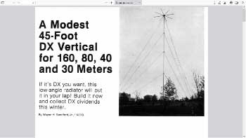 160 and 80-Meter 40-foot Vertical