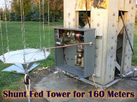 Shunt Fed Tower for 160 Meters