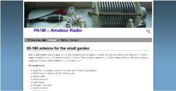 80-160 antenna for the small garden
