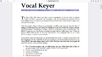 Vocal Keyer