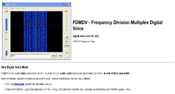 Frequency Division Multiplex Digital Voice