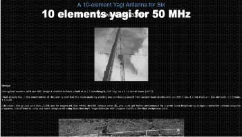 10 elements yagi for 50 MHz