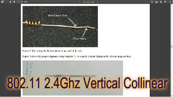 802.11 2.4Ghz Vertical Collinear Antenna Kit