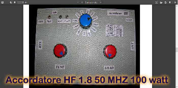 Accordatore HF 1.8 50 MHZ 100 watt