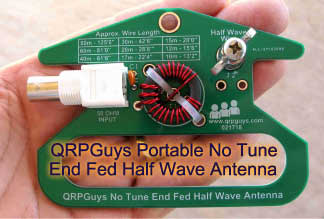QRPGuys Portable No Tune End Fed Half Wave Antenna