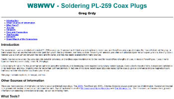 Soldering PL-259 Coax Plugs