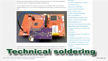 Technical soldering