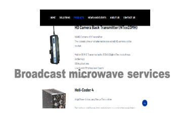 Broadcast microwave services