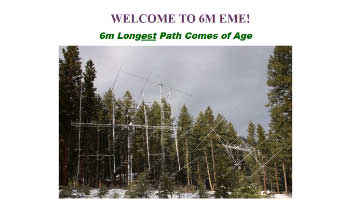 Welcome to 6m EME