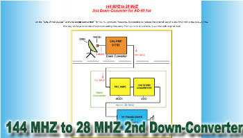 144 mhz to 28 mhz converter for sat