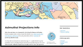 azimuthal projections info