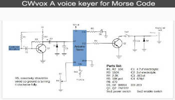 Cwvox a voice keyer for morse code