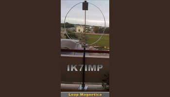 Antenna Loop Magnetica da 21 Mhz a 10 Mhz