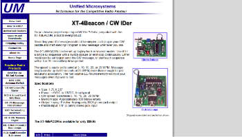unified microsystems xt4 beacon and cw ider