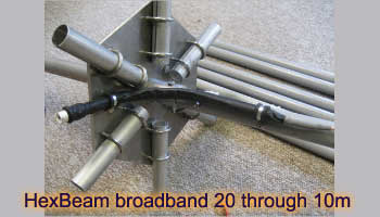 hexbeam broadband 20 through 10m