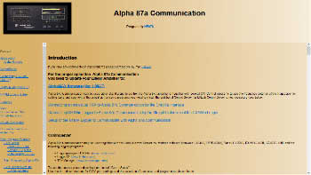 Alpha 87a Communication