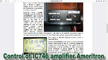 IC746 control pa ameritron