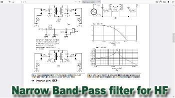 Narrow Band-Pass filter for HF