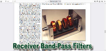 Receiver Band-Pass Filters