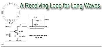 A Receiving Loop for Long Waves