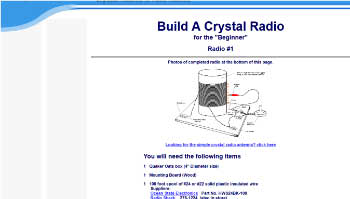 Crystal radio radio/