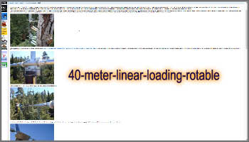 40 meter linear loading rotable