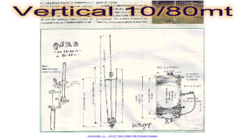 Antenna vertical 10-80m