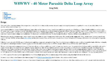 40 Meter Parasitic Delta Loop Array