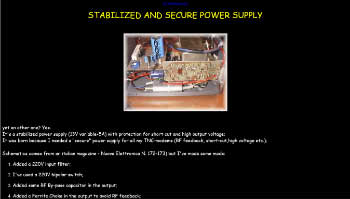A secure power supply