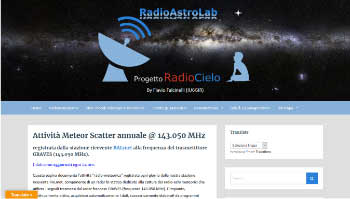 Attivita meteor scatter 143.050 mhz