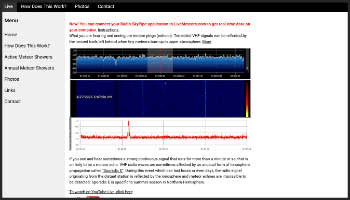 Live meteor echoes
