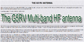The G5RV antenna