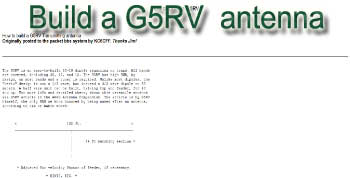 How to build a G5RV Transmitting antenna