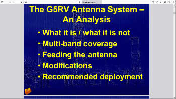 The G5RV Antenna System An Analysis