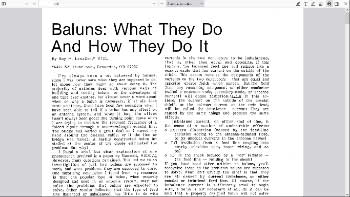 Baluns What They Do And How They Do lt