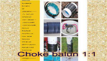 Choke balun 1:1 Ugly balun