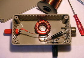 Magnetic Long Wire UnUn 9:1