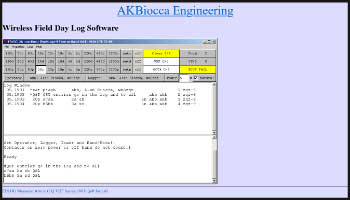 Wireless Field Day Log Program