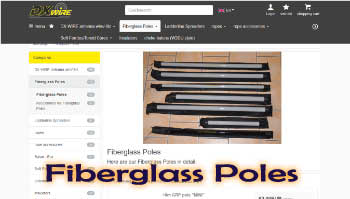 Fiberglass Poles telescopic