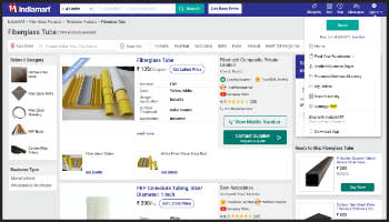 Indiamart Fiberglass Tube