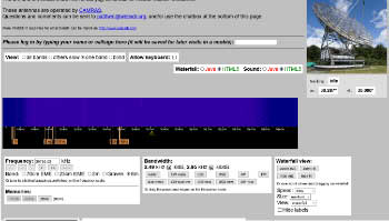 WebSDR 70cm EME 23cm EME 2m Graves 6m