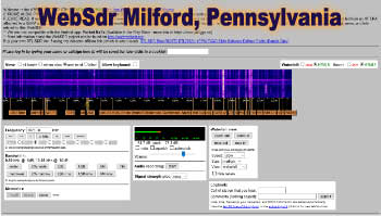 Websdr in Milford, Pennsylvania