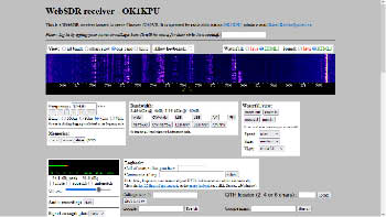 WebSDR receiver czech Cínovec OK1KPU