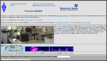 Wide-band WebSDR