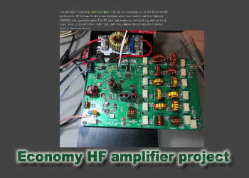 Economy HF amplifier project
