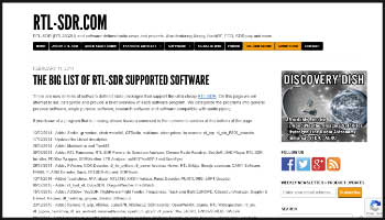 The BIG List of RTL-SDR Supported Software
