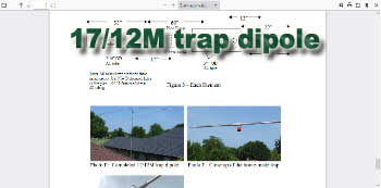 Build a 12/17 Meter Trap Dipole
