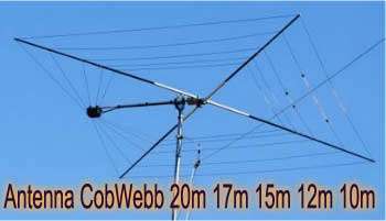 Antenna CobWebb 20m 17m 15m 12m 10m